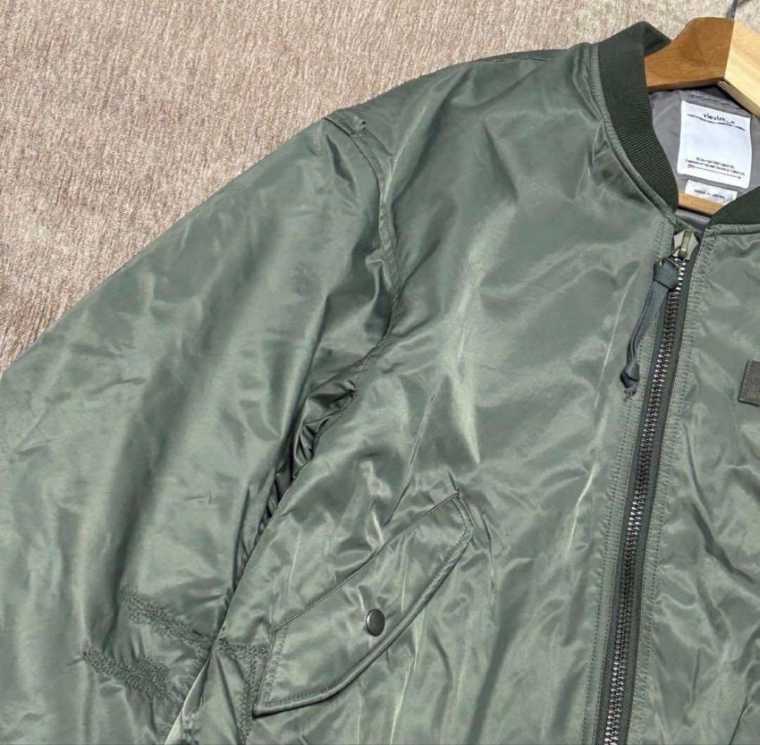 未使用　VISVIM FIL THORSON MA-1 ヴィンテージ加工 XL