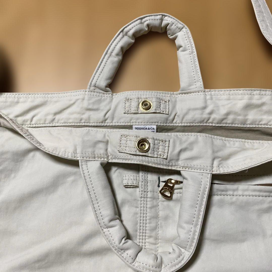 吉田カバン　ポーターマイル2WAYトートバッグ(S) 2023年購入オフホワイト