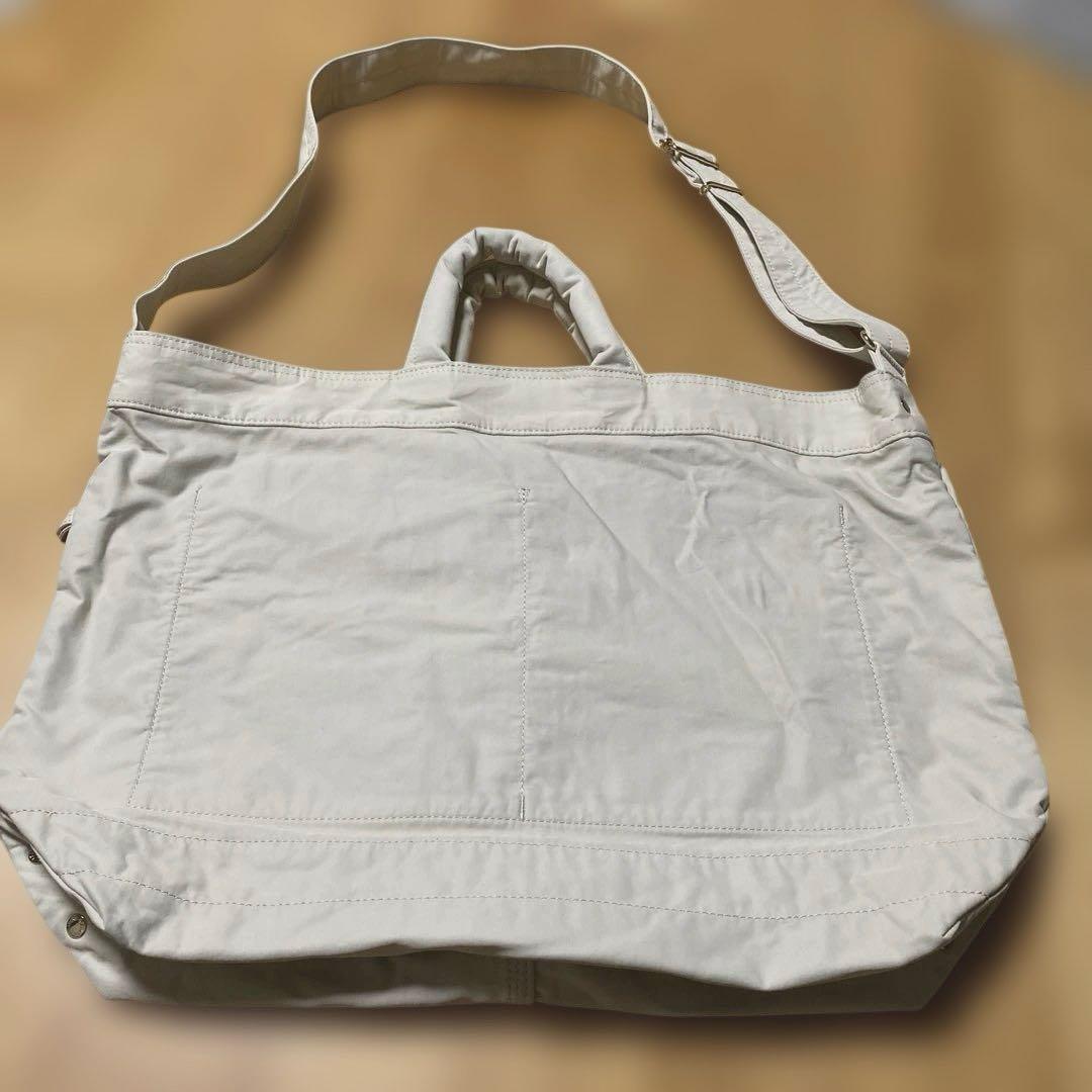 吉田カバン　ポーターマイル2WAYトートバッグ(S) 2023年購入オフホワイト