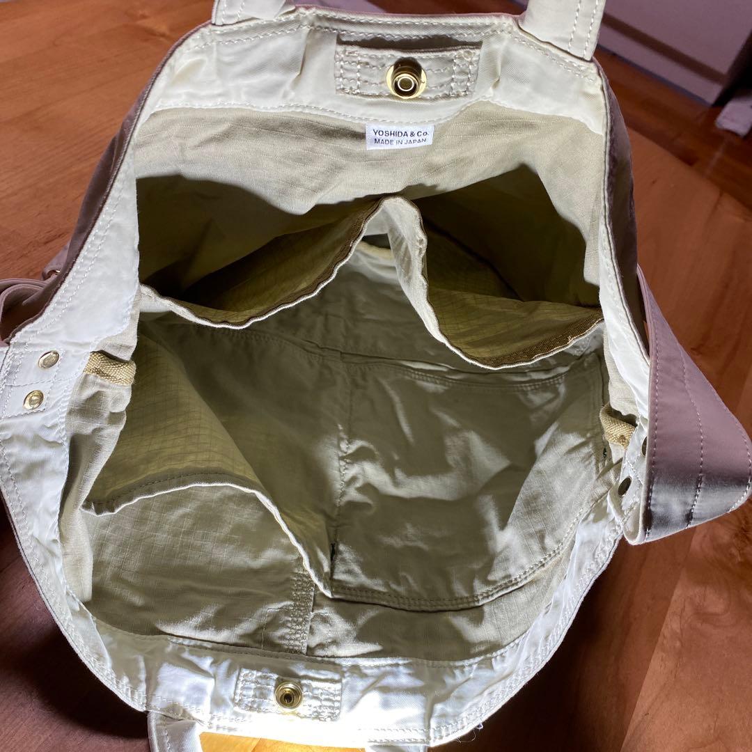 吉田カバン　ポーターマイル2WAYトートバッグ(S) 2023年購入オフホワイト