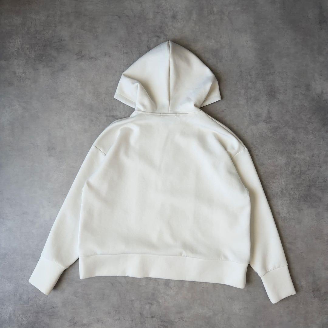 美品✨BEIGE ベイジ ダンボールニット ジップパーカー フーディー 4 L