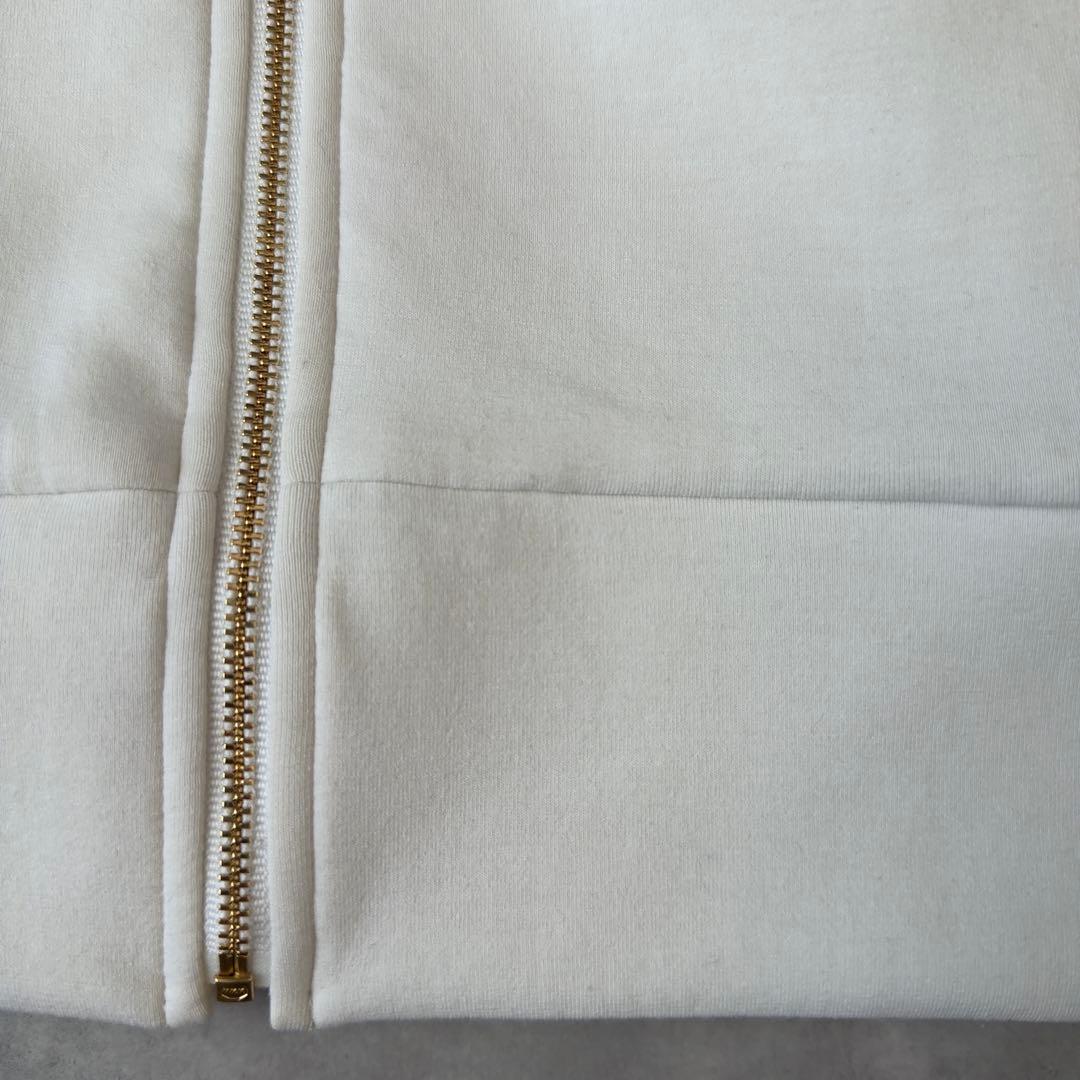 美品✨BEIGE ベイジ ダンボールニット ジップパーカー フーディー 4 L