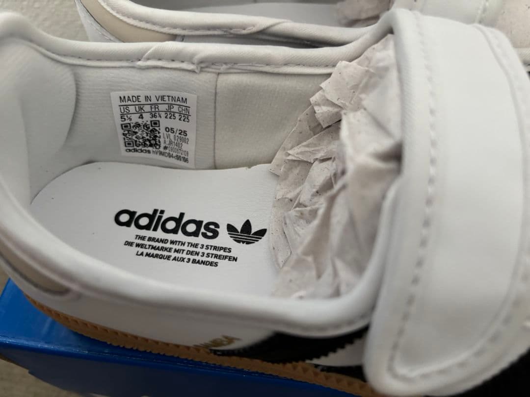 adidas アディダス サンバ ジェーン ホワイト 22.5