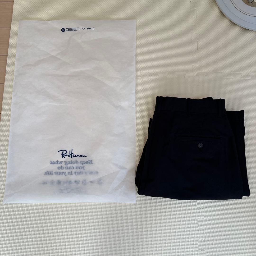 RHC 黒 チノパン 後ろポケット付き