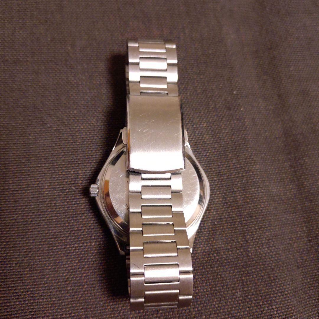 ア38/SEIKO クォーツ メンズ腕時計 ホワイトダイヤル