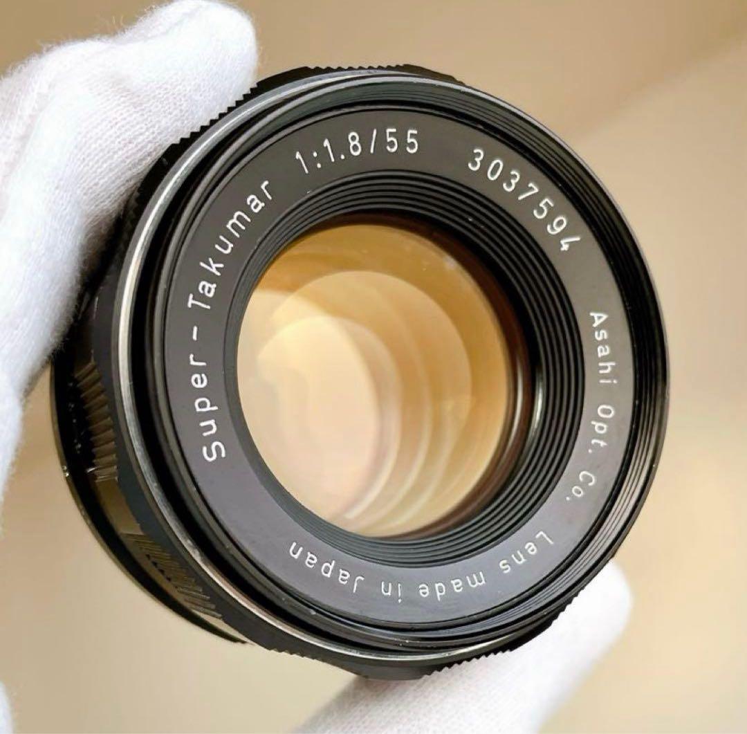 【美フレア】PENTAX Super Takumar 55mm f1.8 整備済