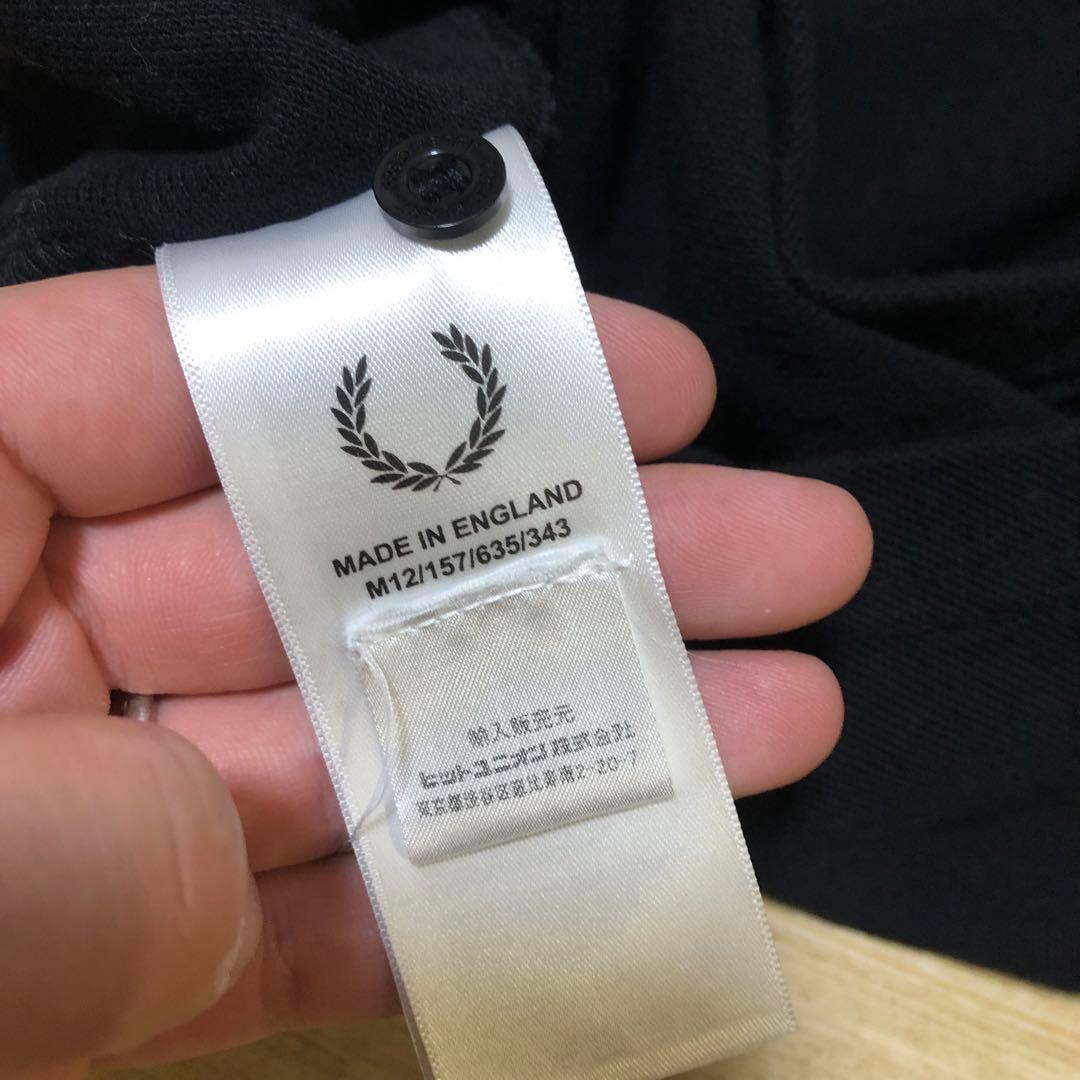 美品Fred Perry M12 黒金ポロシャツ 半袖　イングランド製
