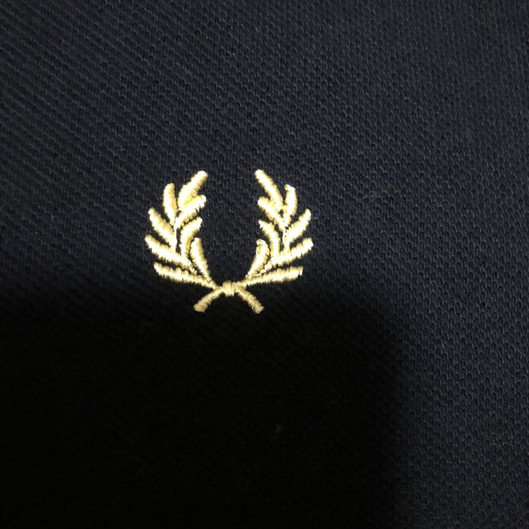 美品Fred Perry M12 黒金ポロシャツ 半袖　イングランド製