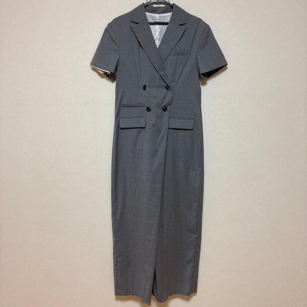 完売品✨MAISON SPECIAL オールインワン グレー　メゾンスペシャル
