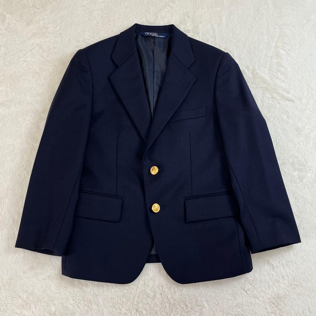 ポロ　ポロバイラルフローレン　紺ブレ　セットアップ　ジャケット　パンツ　130