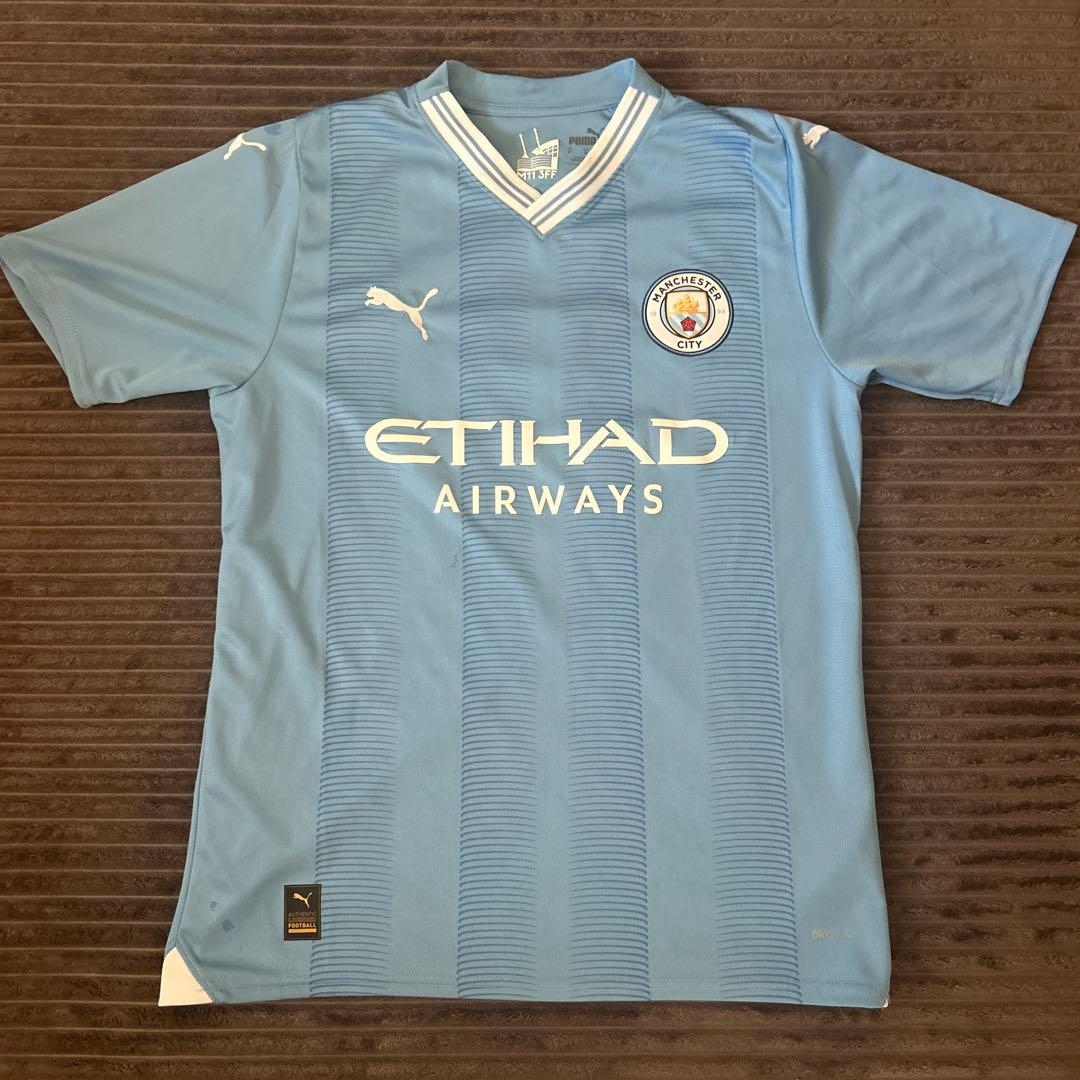 T*様 マンチェスターシティ デブライネ 23-24ユニフォーム 正規品