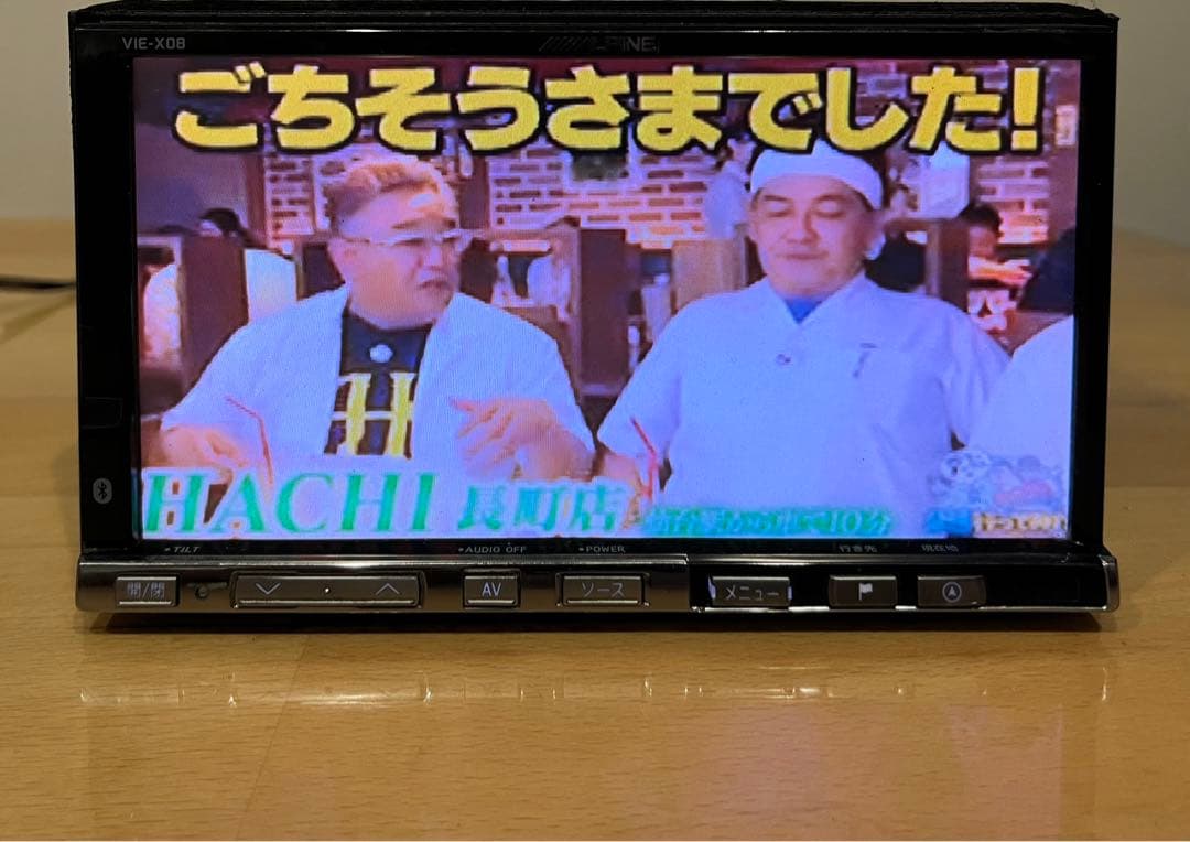 ALPINE VIE-X08 地図2015年アルパインのリアカメラ