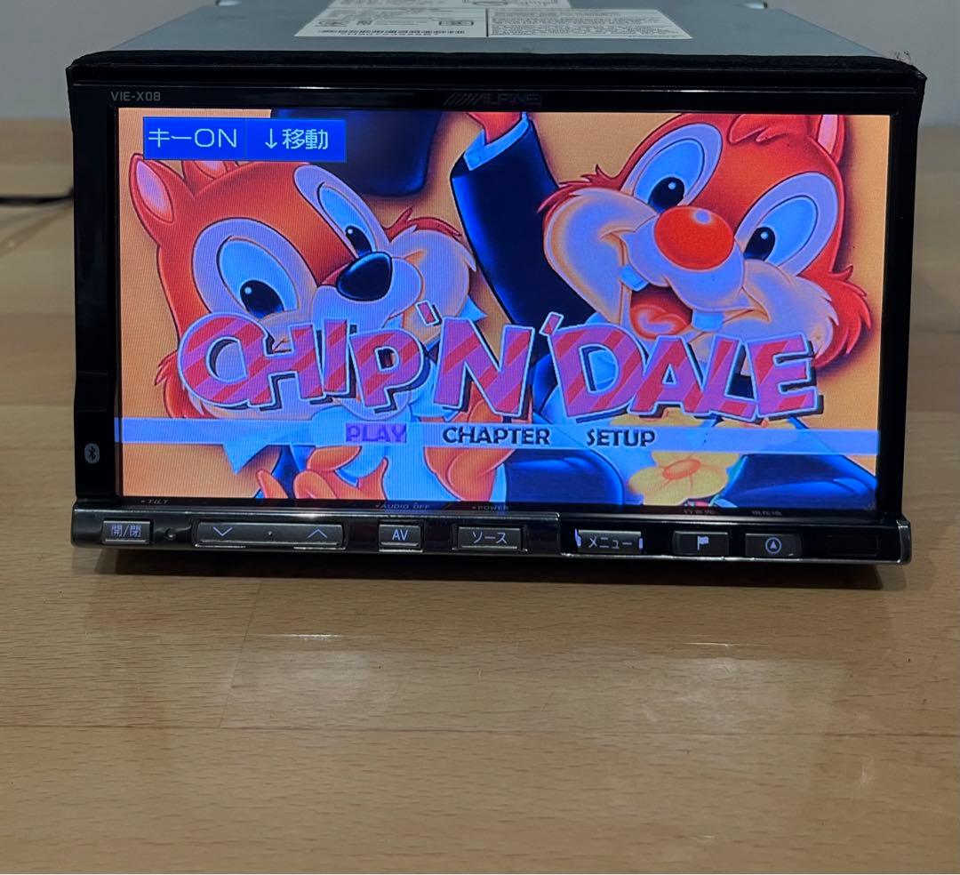 ALPINE VIE-X08 地図2015年アルパインのリアカメラ