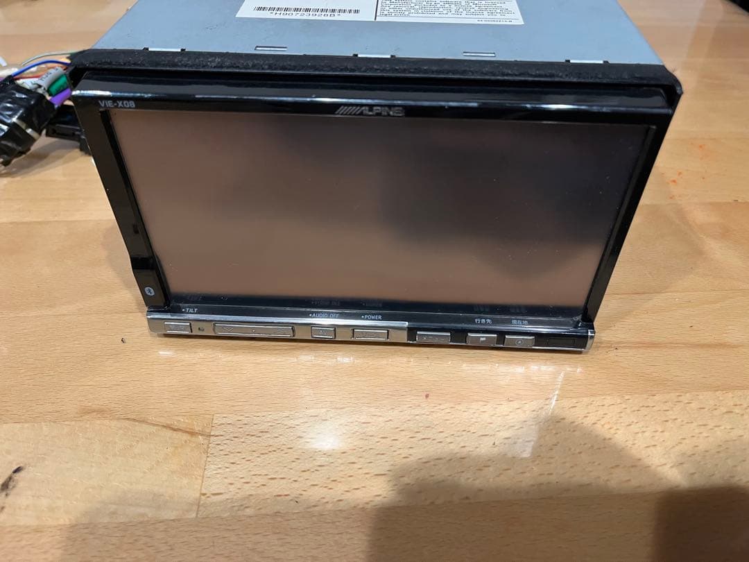ALPINE VIE-X08 地図2015年アルパインのリアカメラ