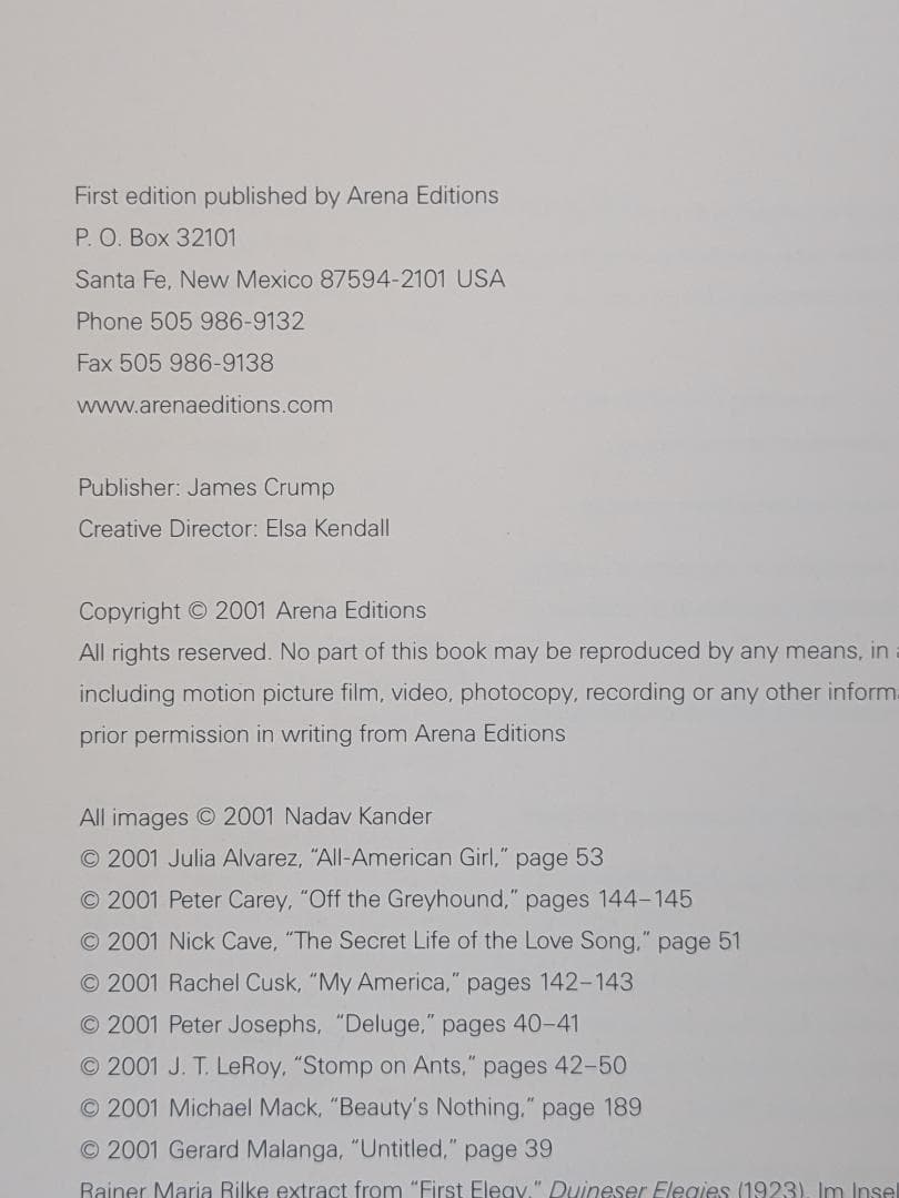 アート・デザイン・音楽 Nadav Kander Beauty's Nothing