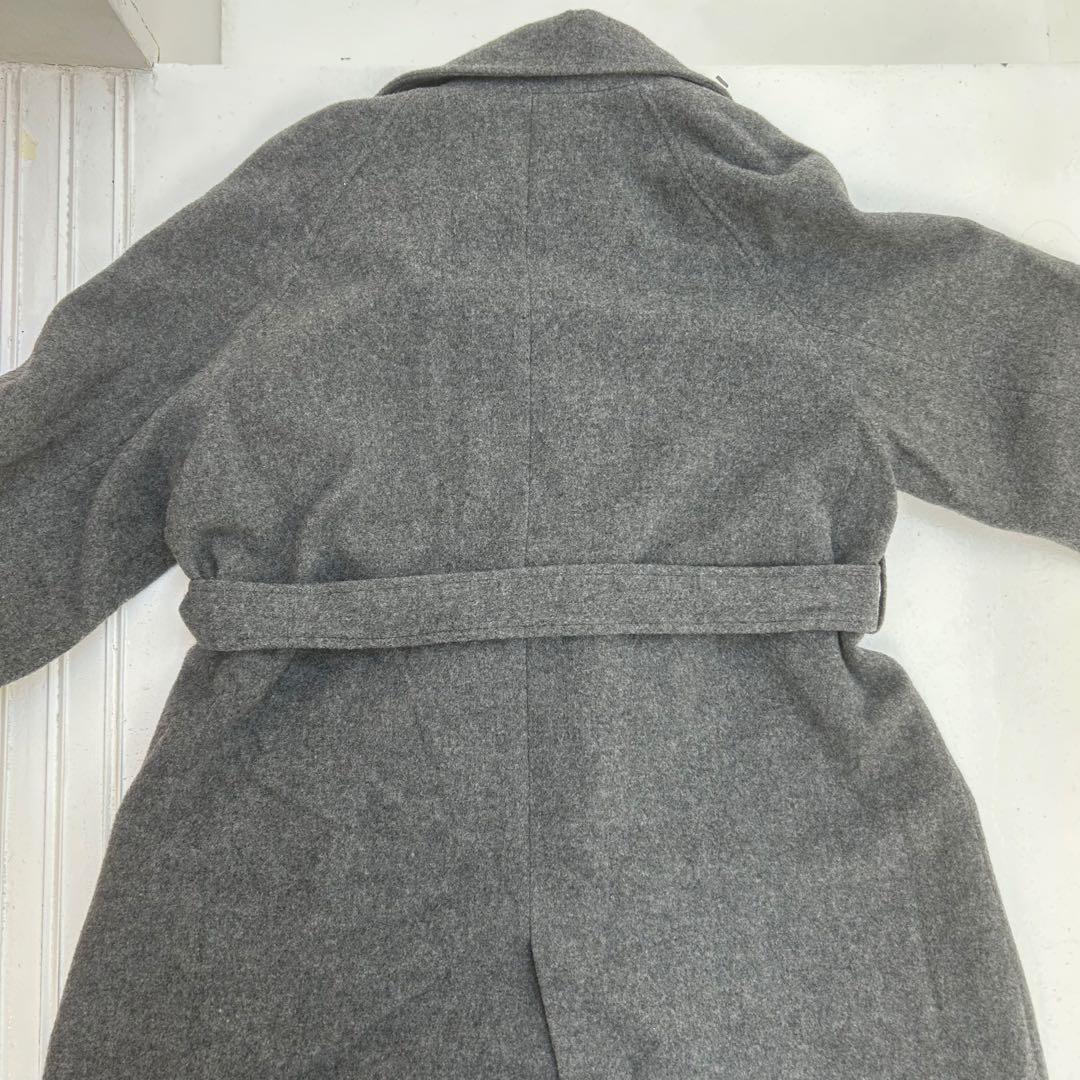 【即日発送】COCO DEAL ウールトレンチコート　グレー　Ｍサイズ