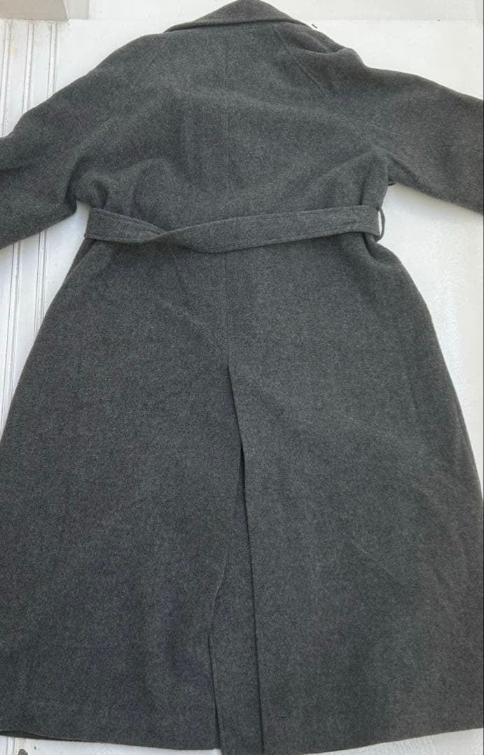 【即日発送】COCO DEAL ウールトレンチコート　グレー　Ｍサイズ