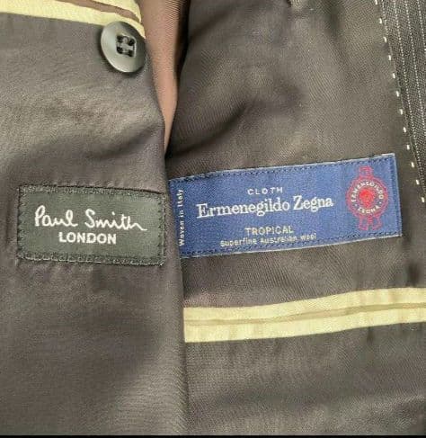 ポールスミス セットアップ 濃紺 ストライプ