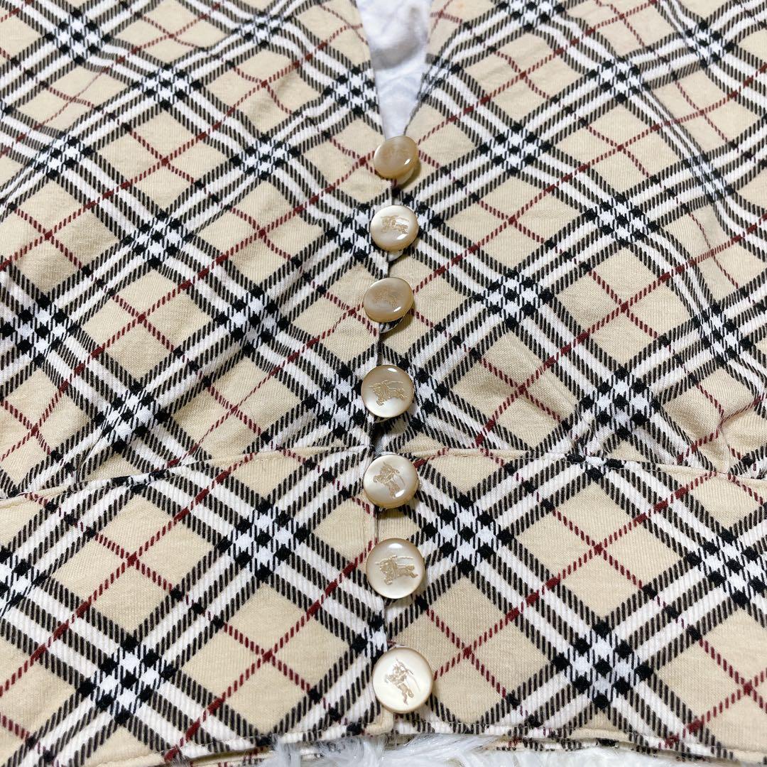 burberry バーバリー　ノバチェック　ホルターネック　ノースリーブ