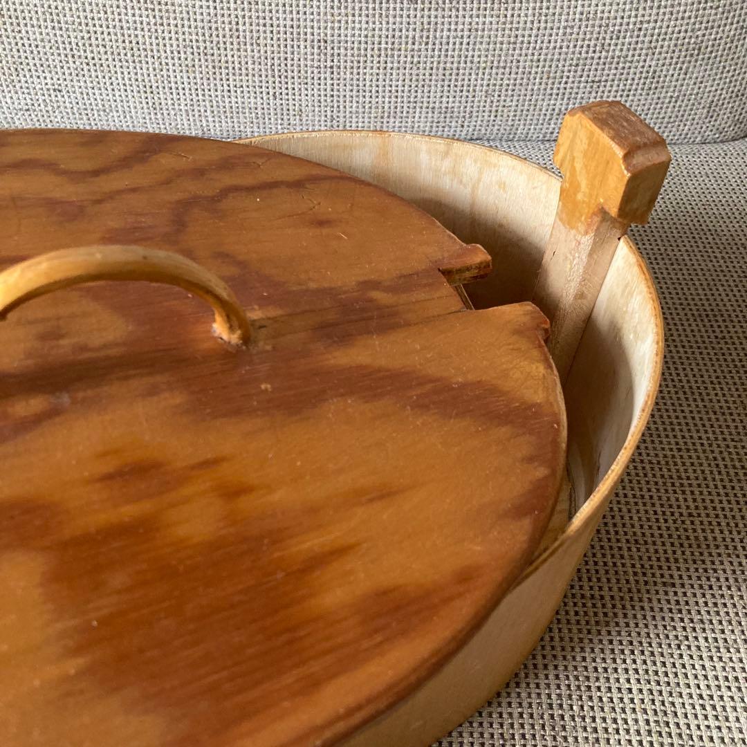 北欧アンティークSvepask(スヴェープアスク) スウェーデンの古い木箱（大）