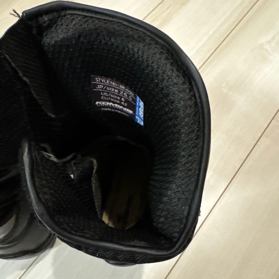 KOMINE BK-092 バイクブーツ ブラック