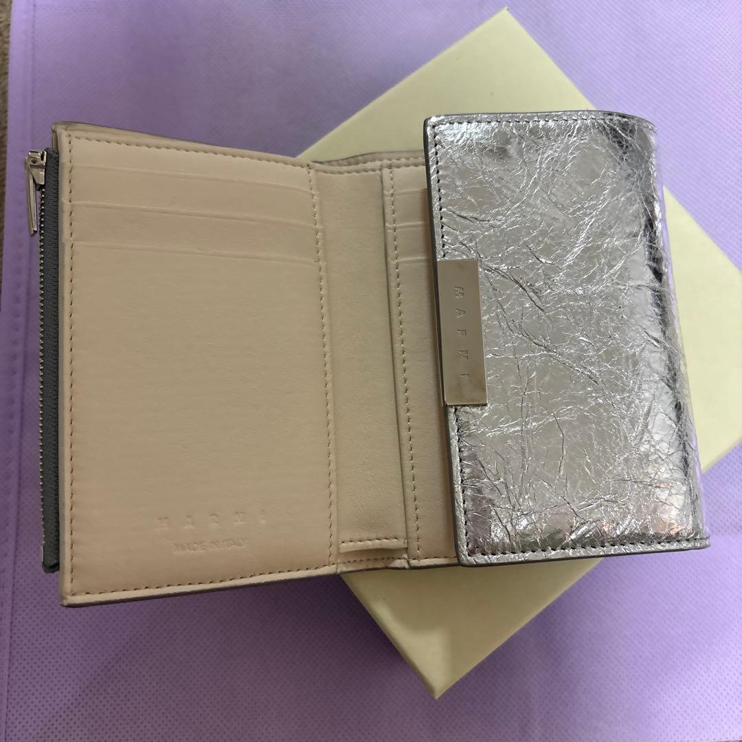 K*中様 最終価格　マルニ　シルバー　財布