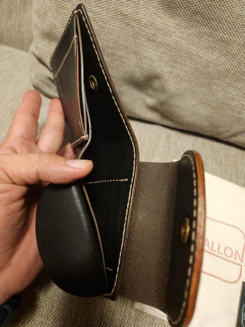 GALLON　ガロン　フラップショート 二つ折り財布　オーダーメイド 本革