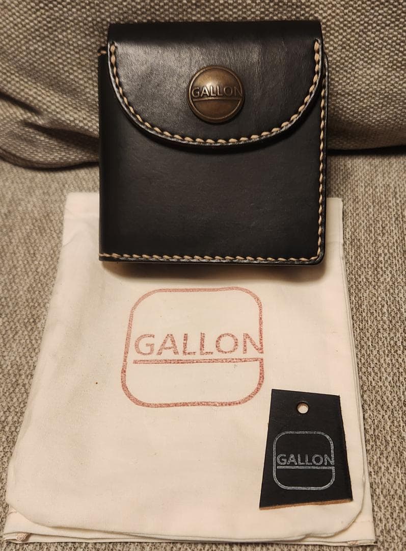 GALLON　ガロン　フラップショート 二つ折り財布　オーダーメイド 本革
