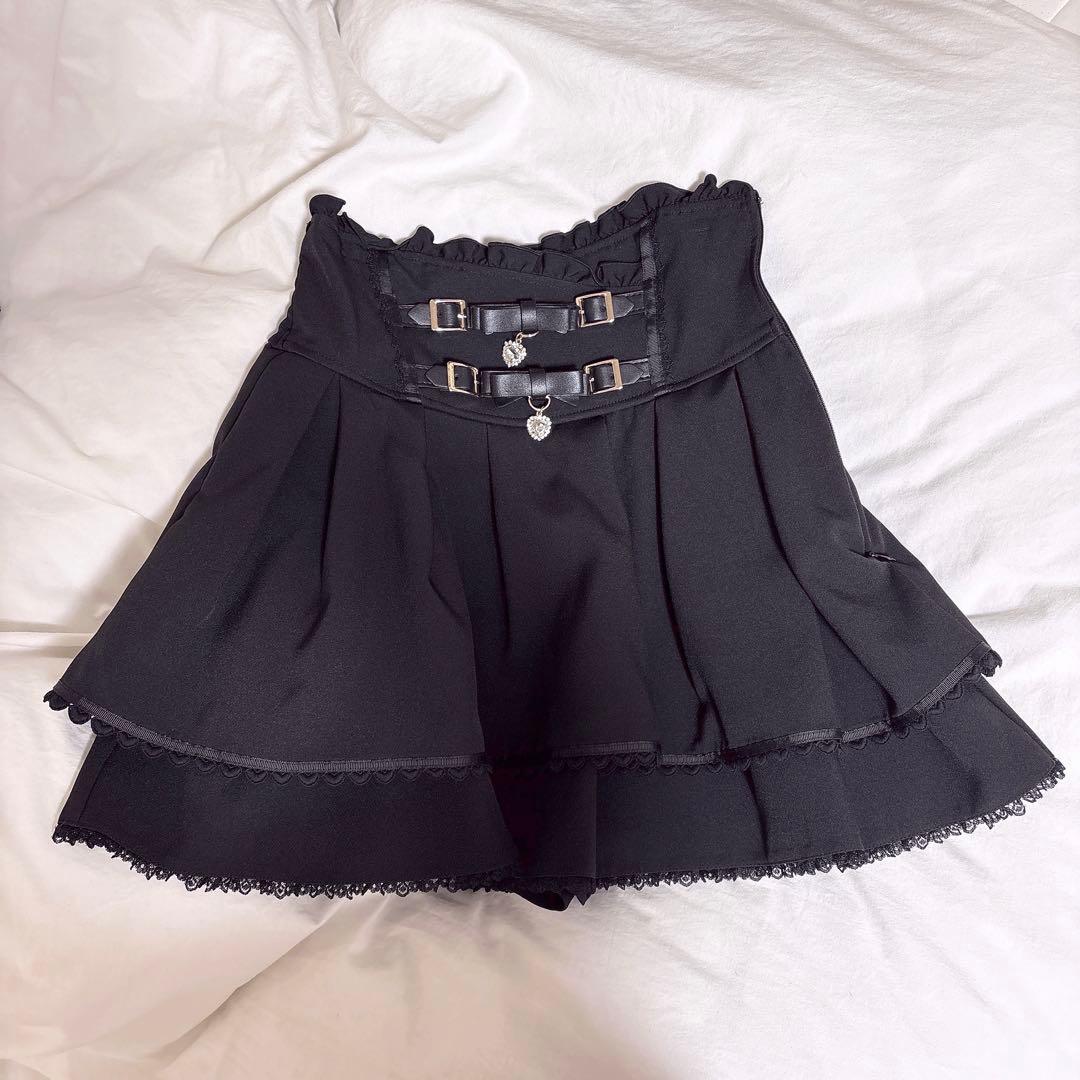 lizlisa リズリサ 2連ベルトスカパン スカート