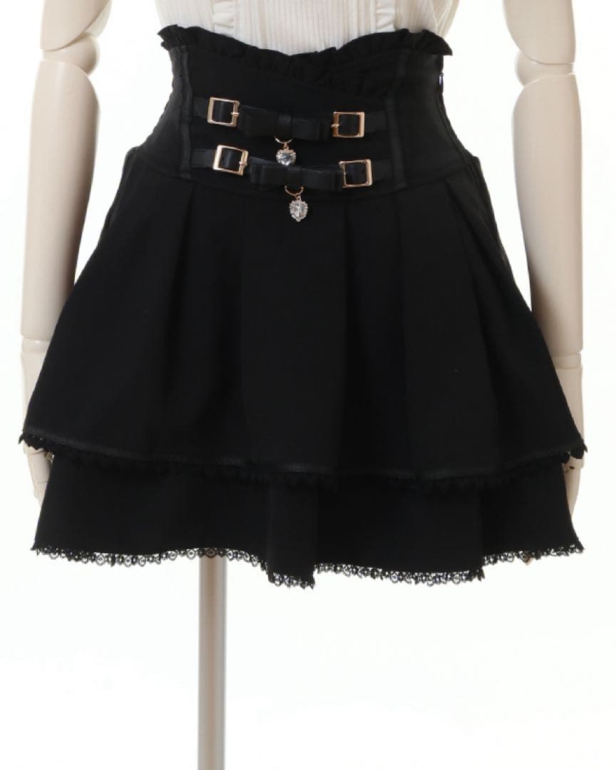 lizlisa リズリサ 2連ベルトスカパン スカート