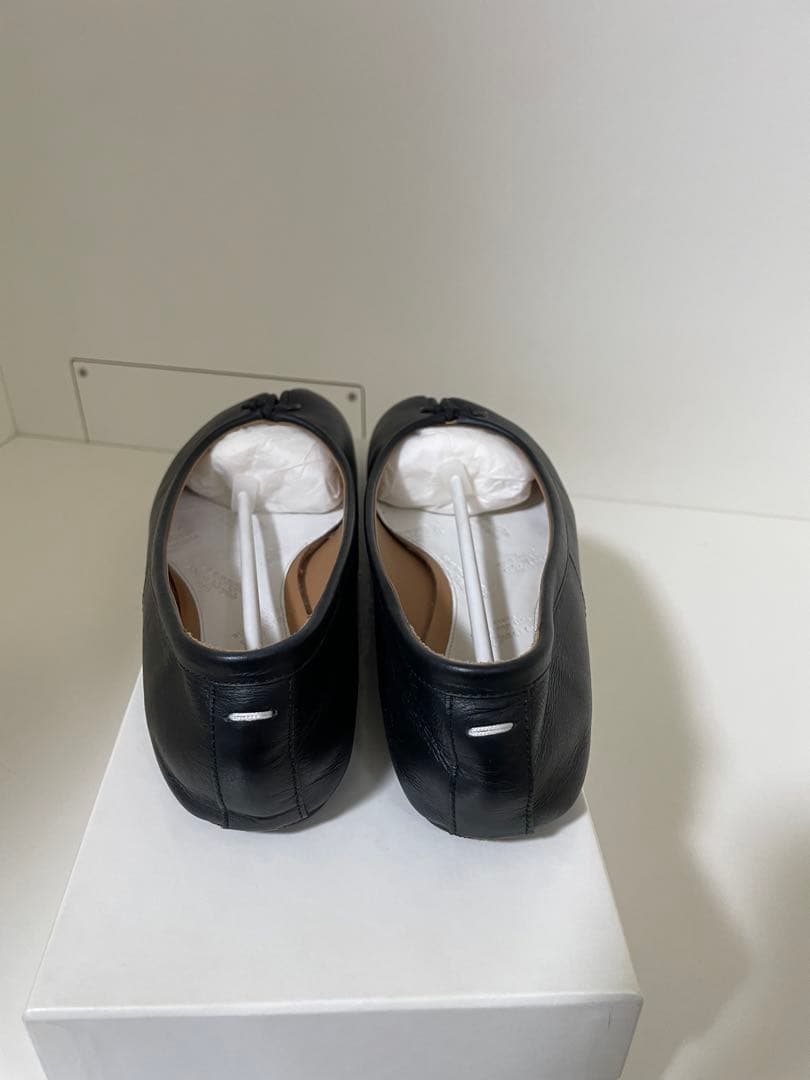 メゾンマルジェラ　ナッパレザー　タビパンプス　バレエシューズ　36 付属品完備