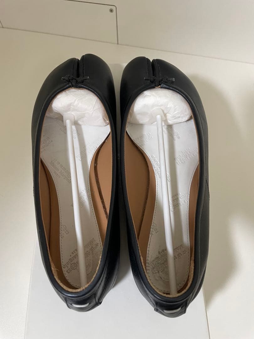 メゾンマルジェラ　ナッパレザー　タビパンプス　バレエシューズ　36 付属品完備