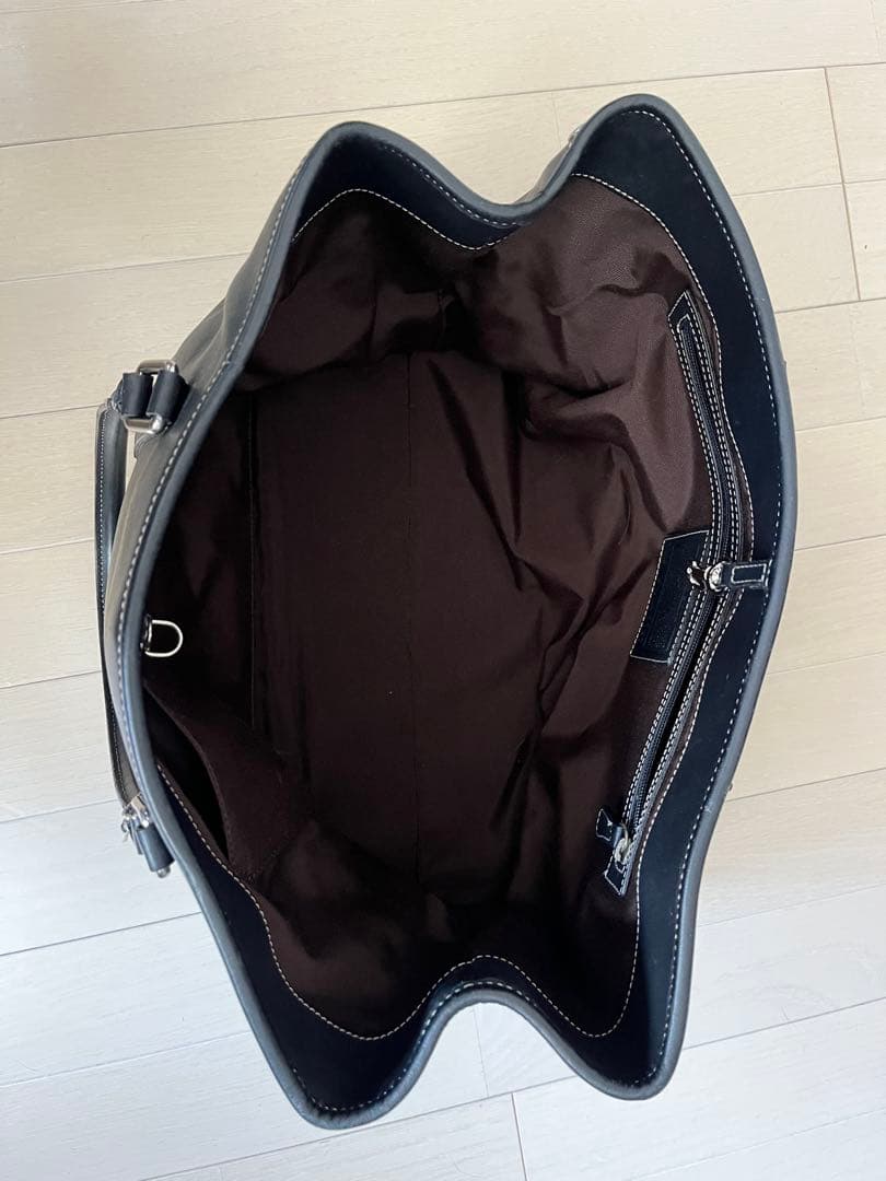 マ*ス様 【美品☆】コーチ　COACH トートバッグ　レザー　ブラック　A4 ビ