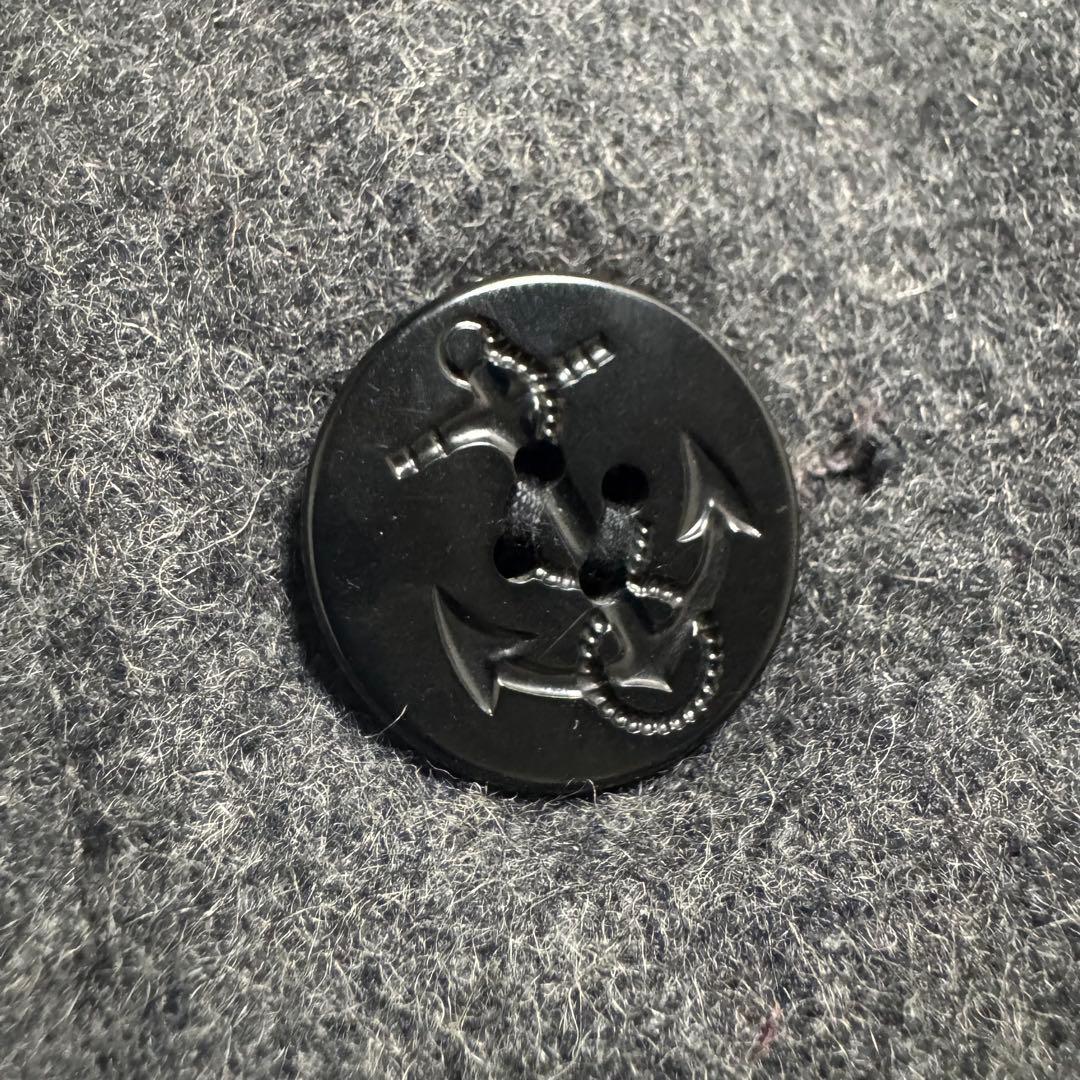 【希少42サイズ】ショット　736A Pコート　ウールメルトン　チャコールグレー