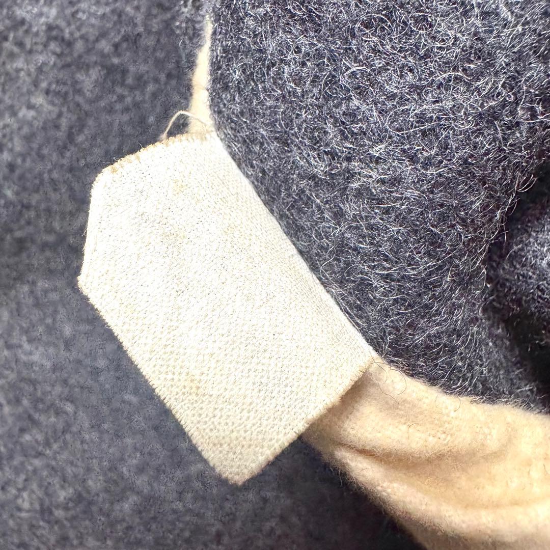 【希少42サイズ】ショット　736A Pコート　ウールメルトン　チャコールグレー