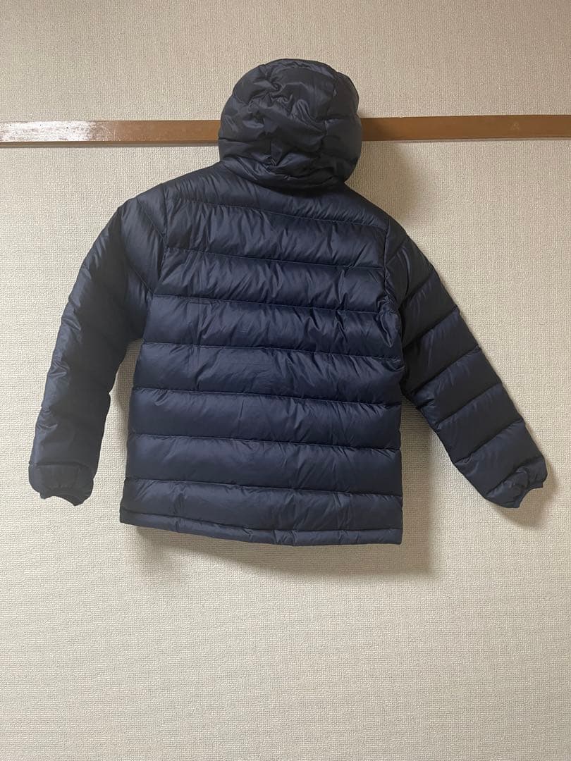 【美品】Patagonia M ハイロフトダウンセーター　フーディー　ネイビー