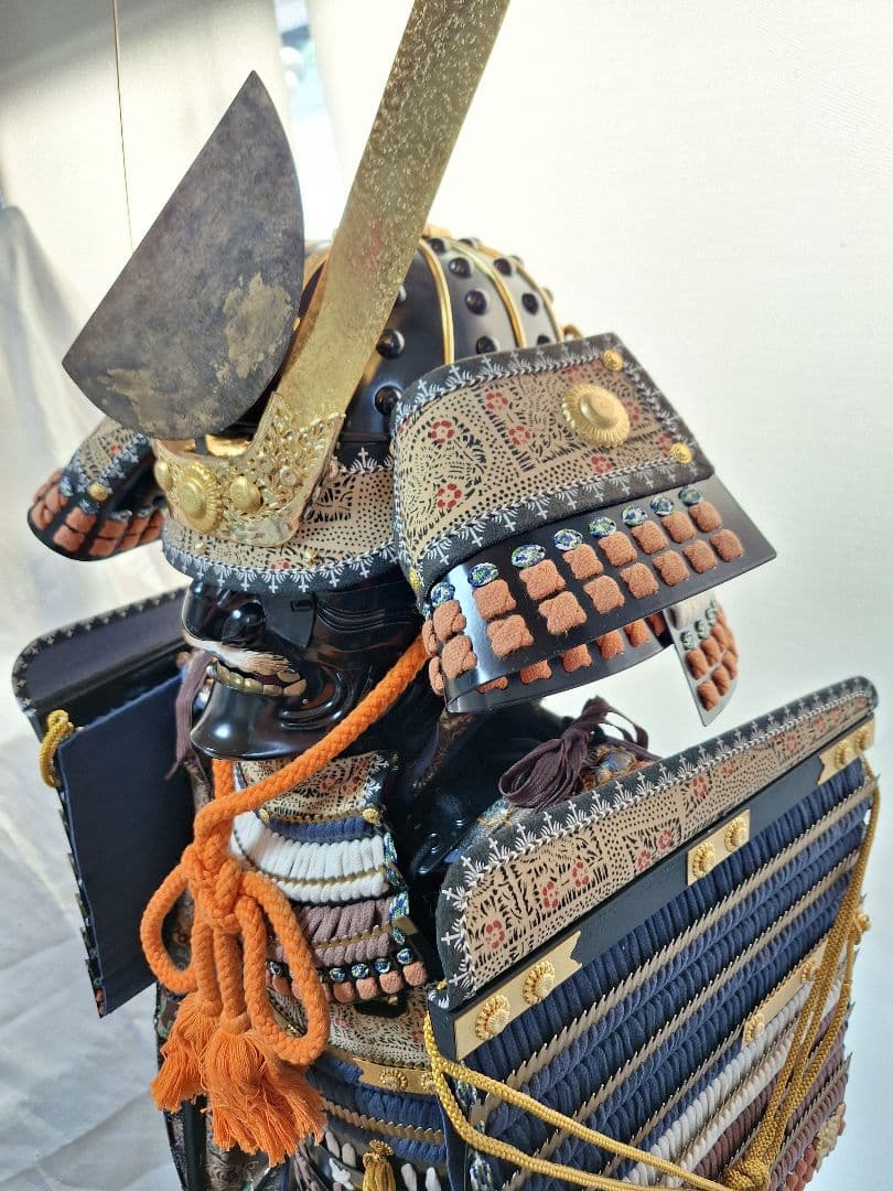 等身大甲冑、鎧兜、着用鎧兜