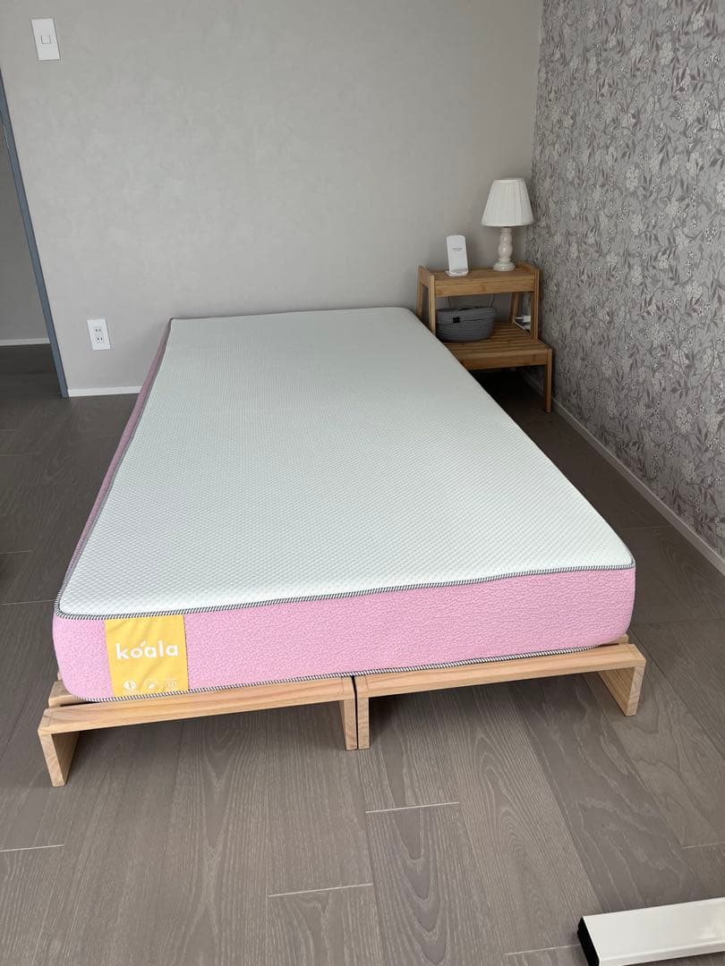 koala シングルマットレス ピンク・ホワイト