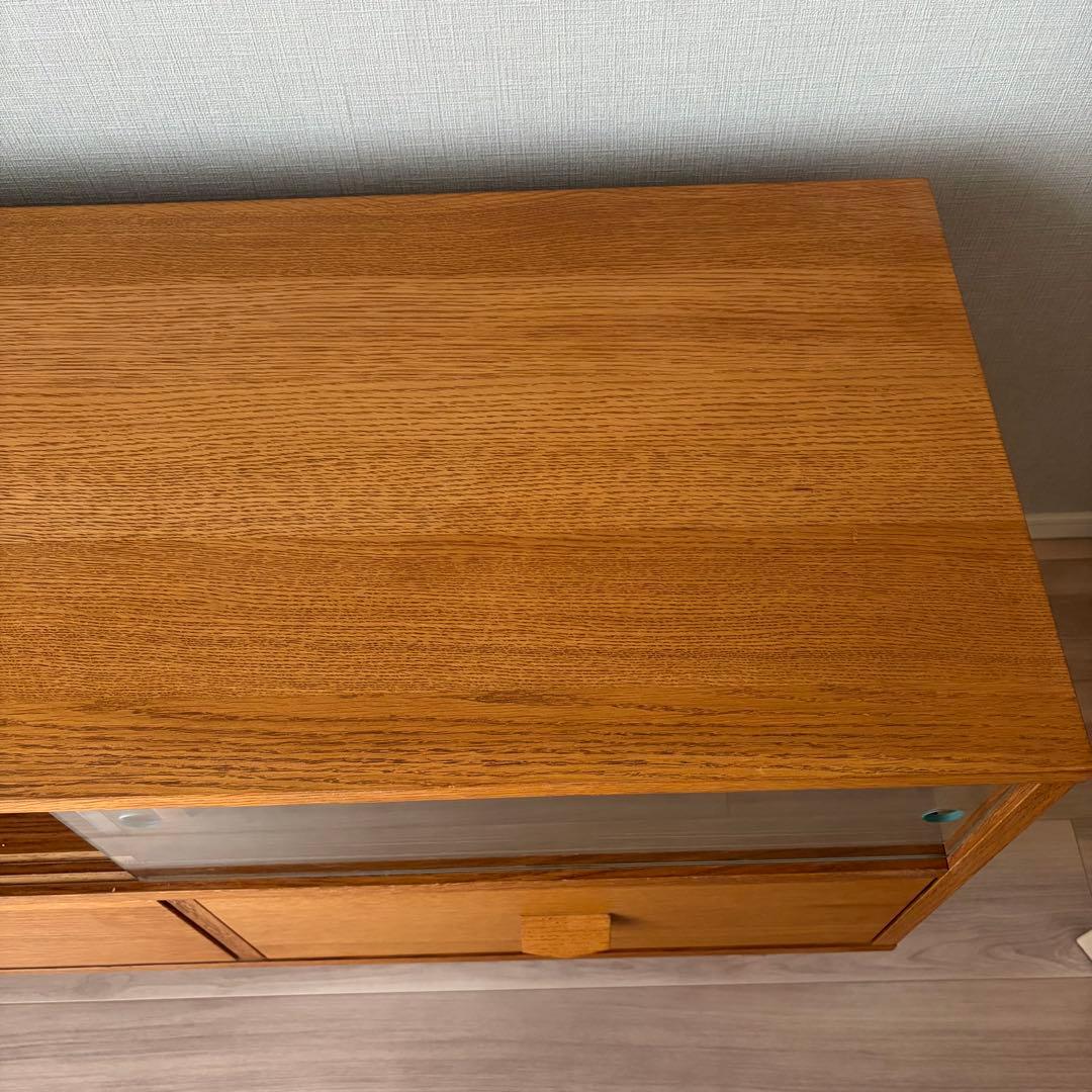 匿名配送*unico ウニコ クルト TVボード キャビネット オーク材