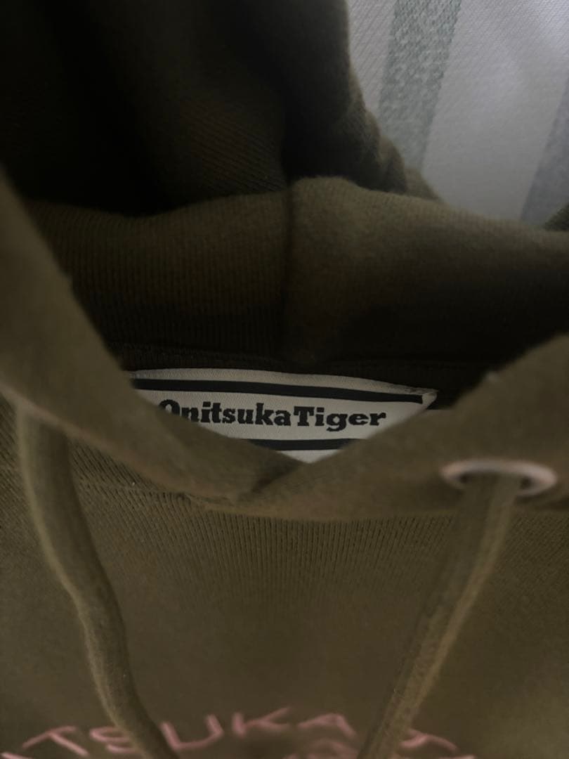 Onitsuka Tiger パーカーSサイズ カーキ