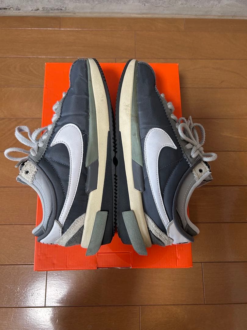 NIKE sacai CORTEZ SP 24cm アイアングレー