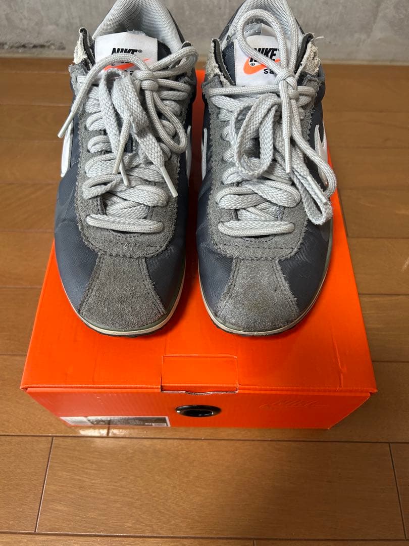 NIKE sacai CORTEZ SP 24cm アイアングレー