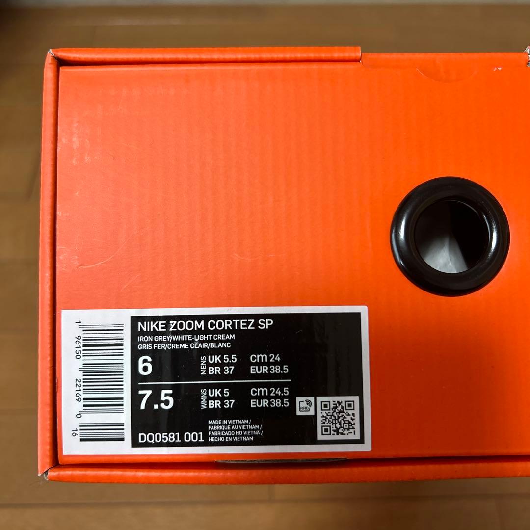 NIKE sacai CORTEZ SP 24cm アイアングレー