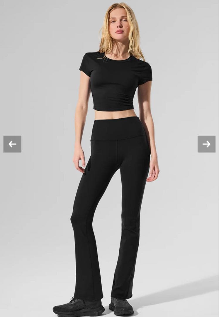 トップス Airbrush High-Waist 7/8 Bootcut Legging