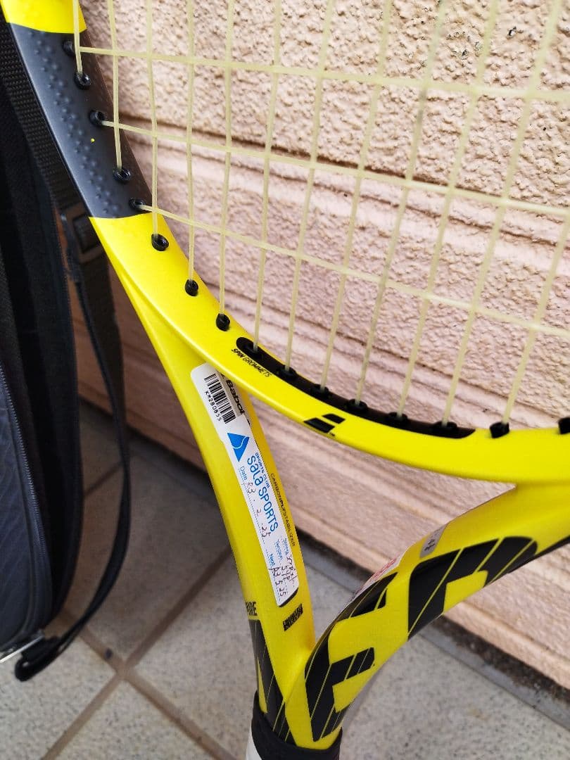 Babolat PURE AERO テニスラケット G2 イエロー ブラック