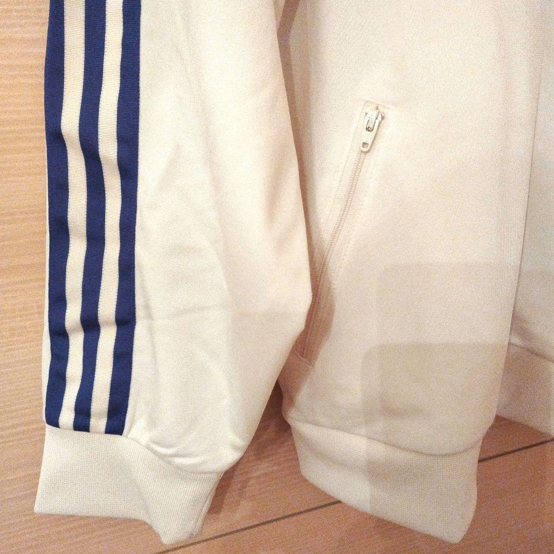 adidas トラックジャケット　ホワイト　パープル　 S