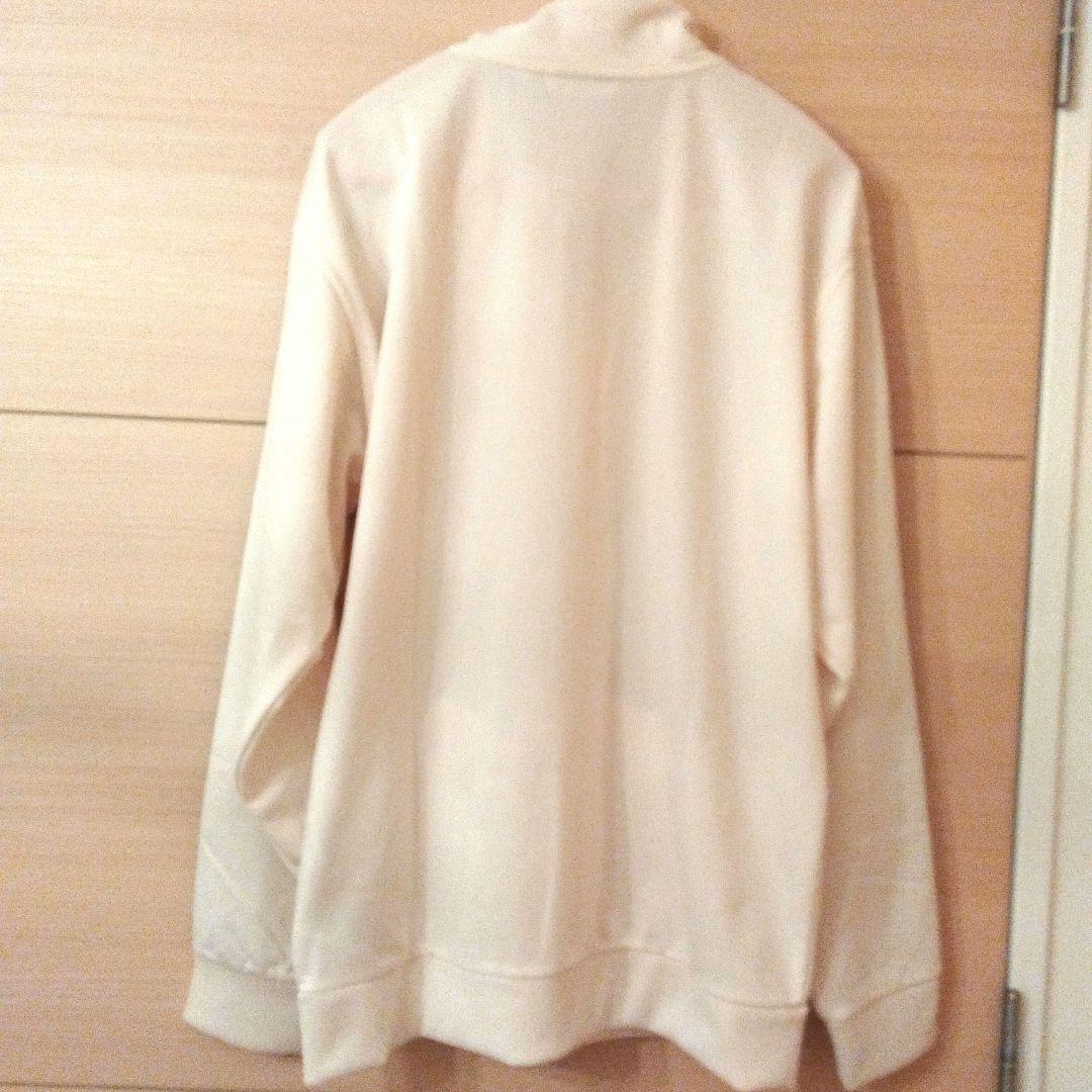 adidas トラックジャケット　ホワイト　パープル　 S