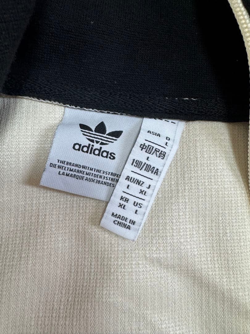 adidas トレフォイル ジップアップジャージ L