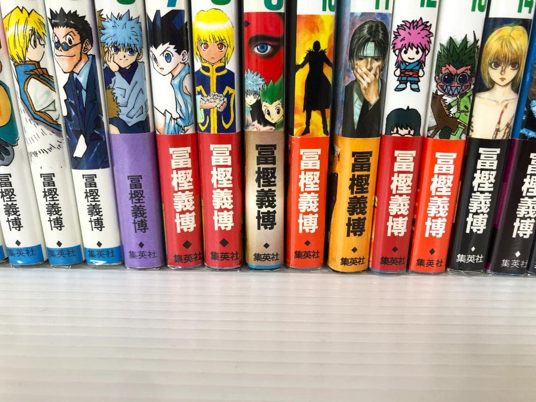 美品　ハンターハンター 　全巻　 初版　 帯 　冊子　ハガキ　ガイドブック