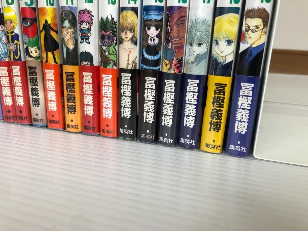 美品　ハンターハンター 　全巻　 初版　 帯 　冊子　ハガキ　ガイドブック